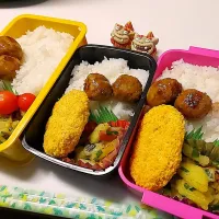 夫弁当､娘弁当､私弁当|みどりさん