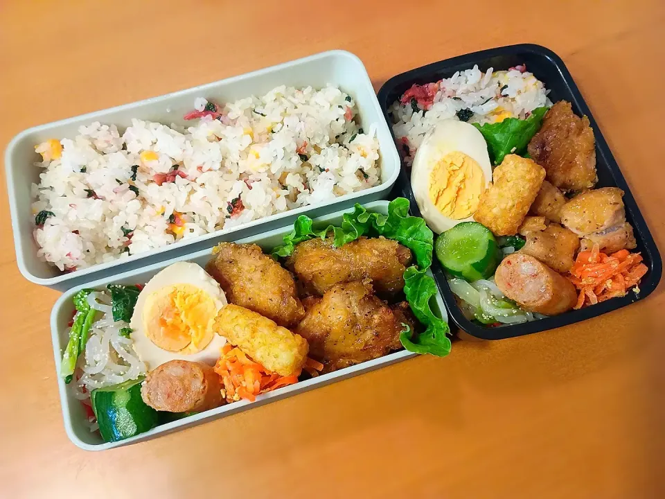 次男・私弁当|tamagomagomagoさん