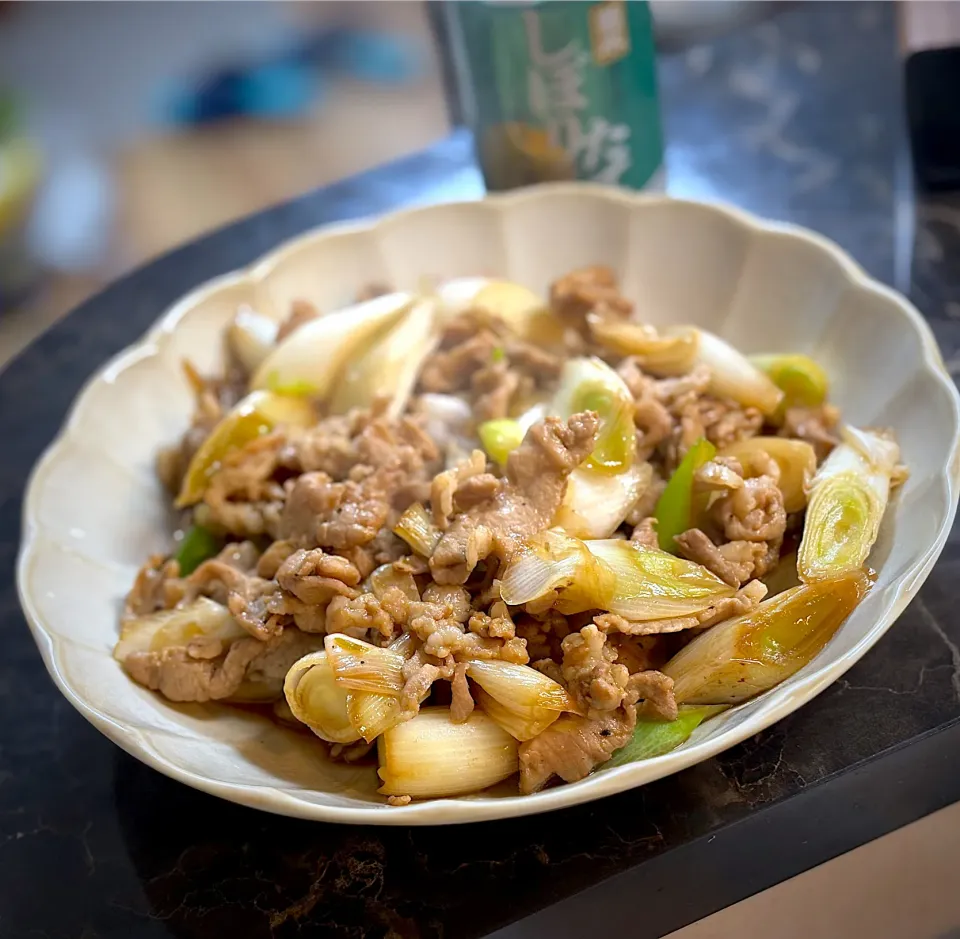 豚肉のネギポン炒め|yuiさん