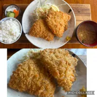 本日の小田原出張ランチは、あじフライ定食@一膳飯屋　八起にて。大きくてサクサク。美味しくいただきました。小田原のあじは旨い。|sniper66さん