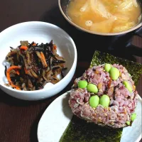 枝豆おにぎり🍙|きつねさん