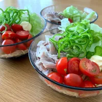 ＊胡麻しゃぶサラダスパゲッティー🥗＊|＊抹茶＊さん