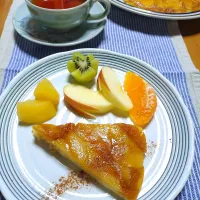 タルトタタン風ケーキのおやつ|はるみさん