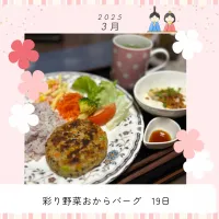 彩り野菜おからバーグ|いのっちさん