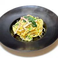 ほうれん草とベーコンのクリームパスタ|イシュタール石井さん