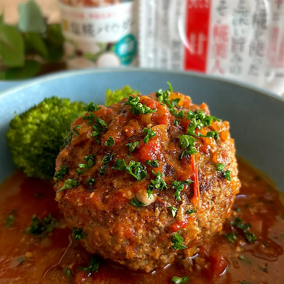 トマト味噌のハンバーグソース|みずほさん
