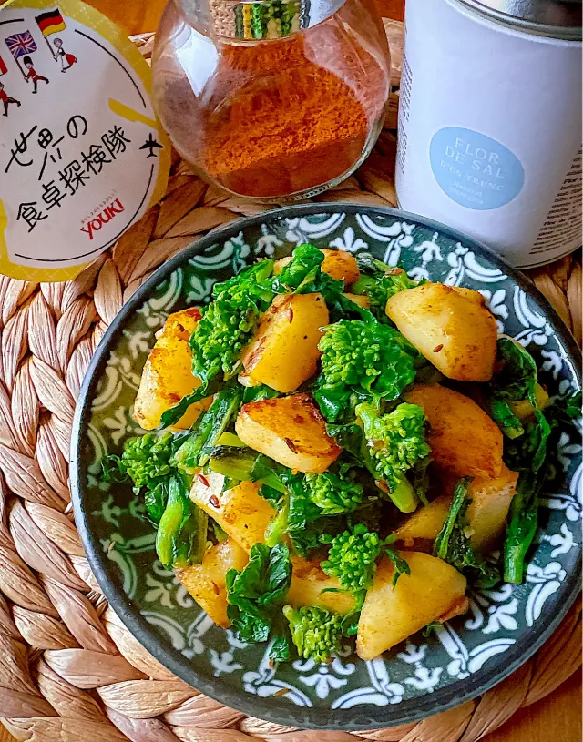 Snapdishの料理・レシピ写真:🌼新じゃがと菜の花のサブジ🌼｜春よ来い♡春待ち野菜を楽しもう！