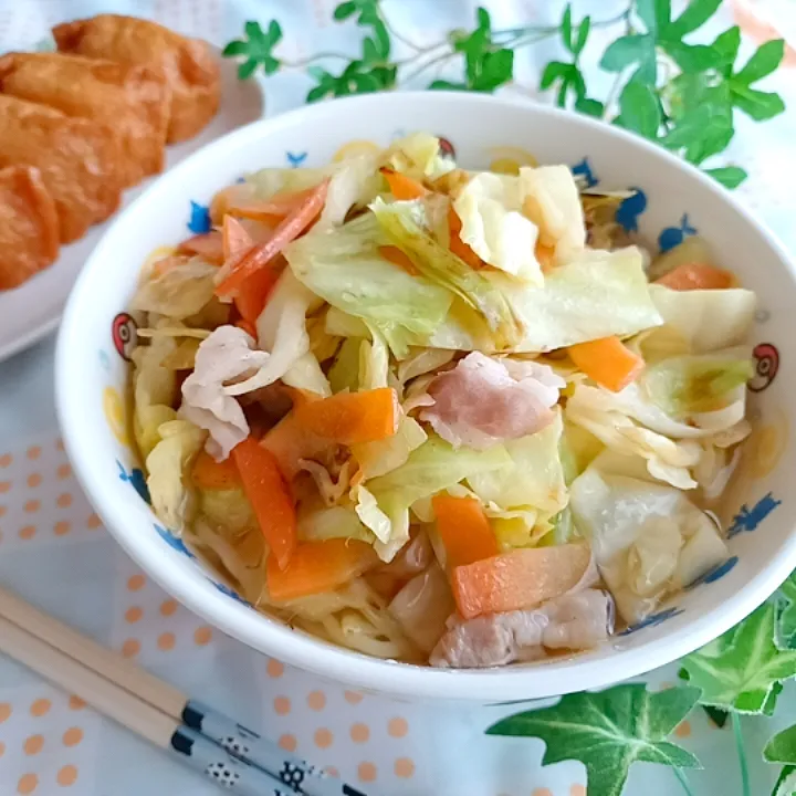 野菜たっぷり♪タンメン🍜|小豆🌼さん