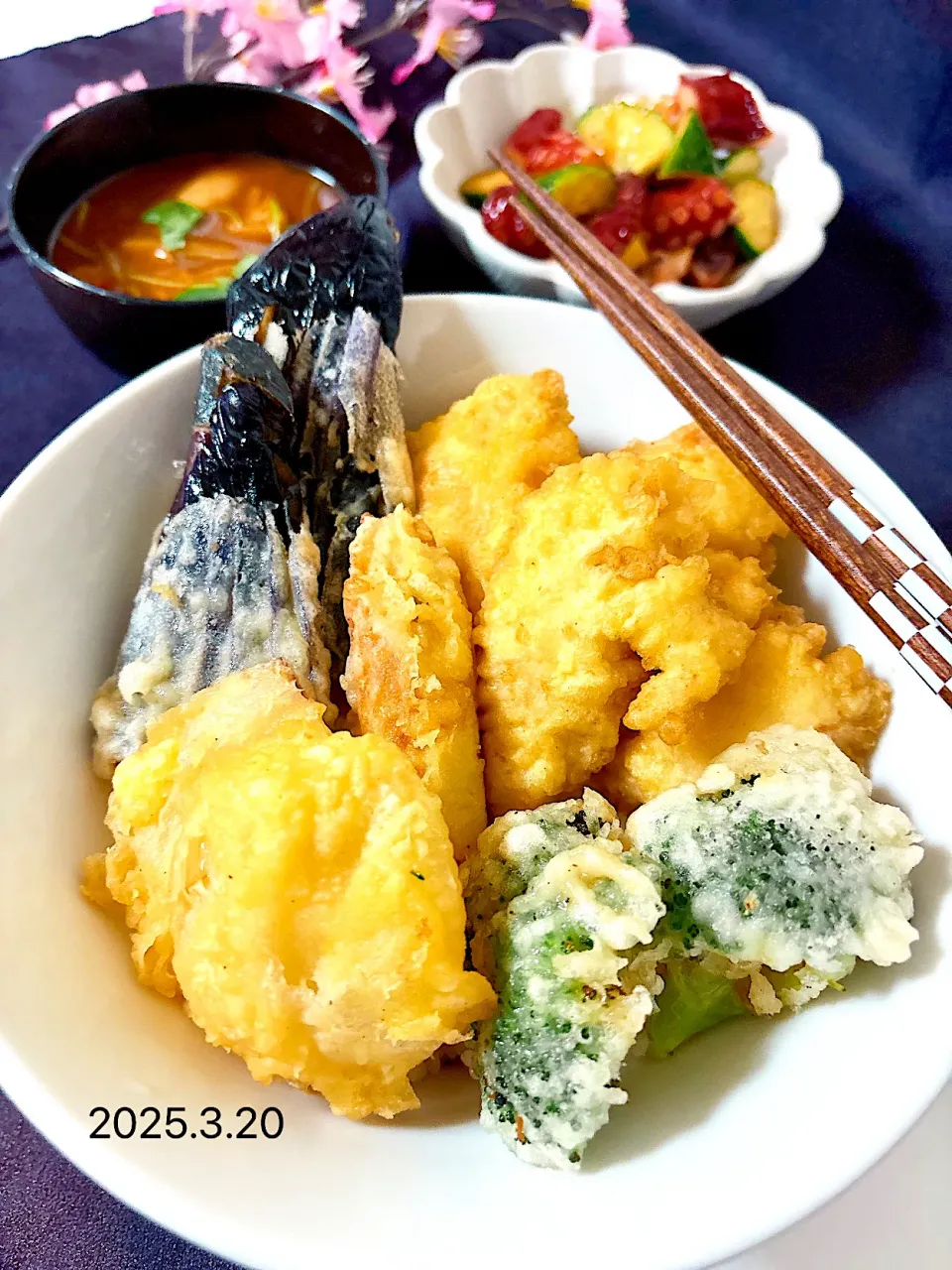とり天丼|オーロラさん