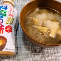 白菜と舞茸のお味噌汁|shinさん