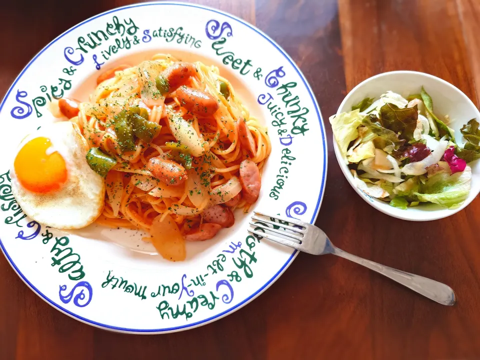 対決　他のパスタを作りたい父 VS ナポリタンを熱望する子達　〜父惨敗のワンパンナポリタン〜|mootsさん