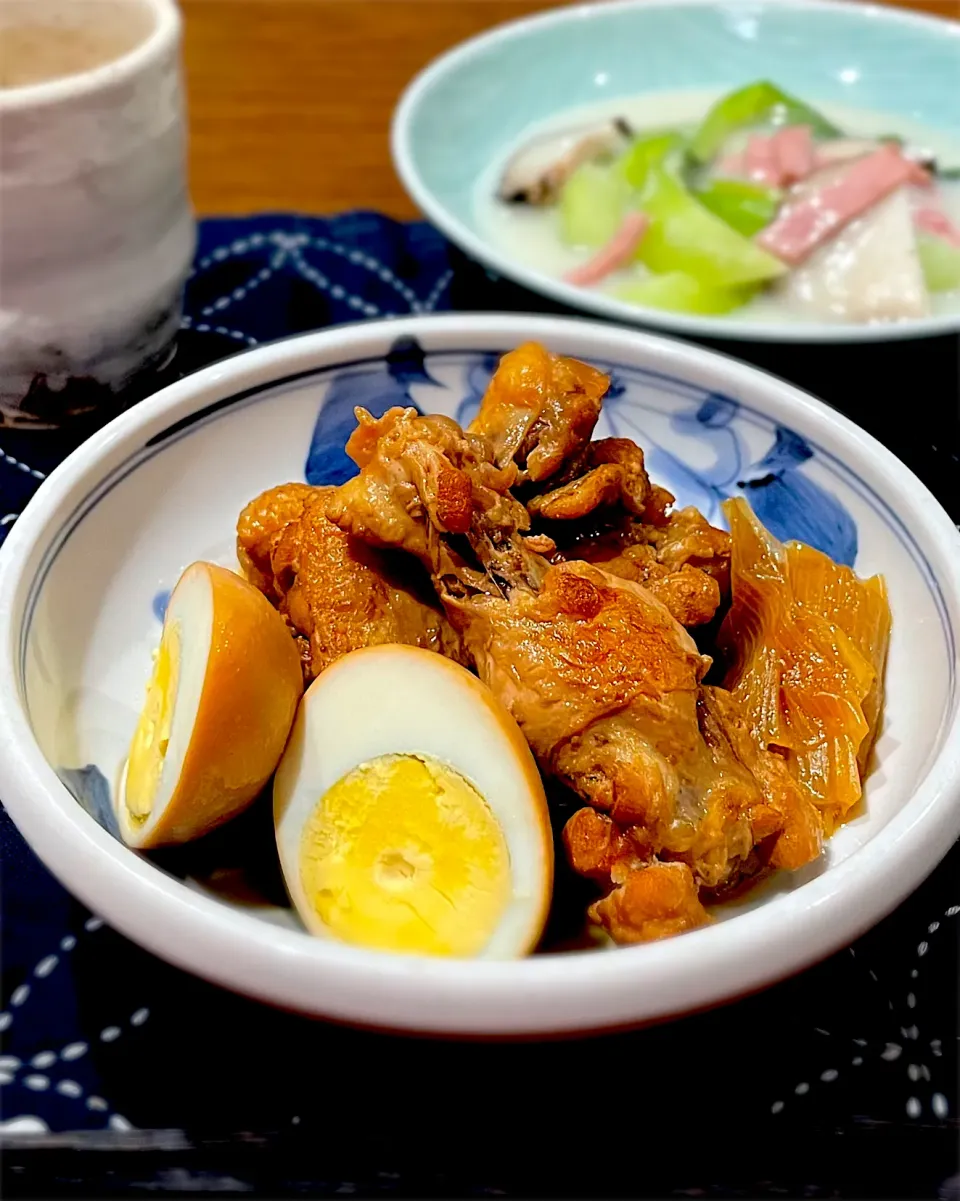 手羽元の黒酢煮|かおるさん