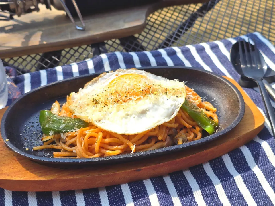 鉄板ナポリタン|オハナシマンさん