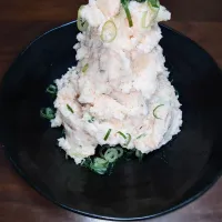 レミさんみたいな盛り付けになってしまった、たらマヨポテサラタワー|mootsさん