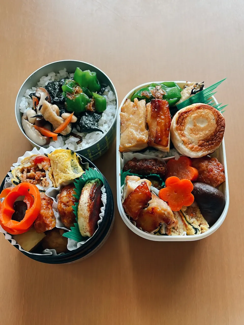 今日の旦那と私のお弁当|sacchan( ﾐΦﻌΦ)ฅさん