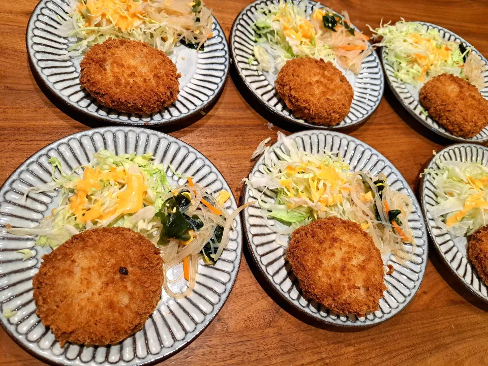 冷食厚ハムカツ　春雨中華サラダ|m aさん