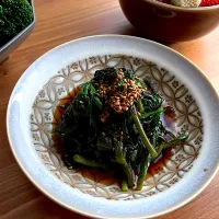 春菊の和え物|おさかなさん