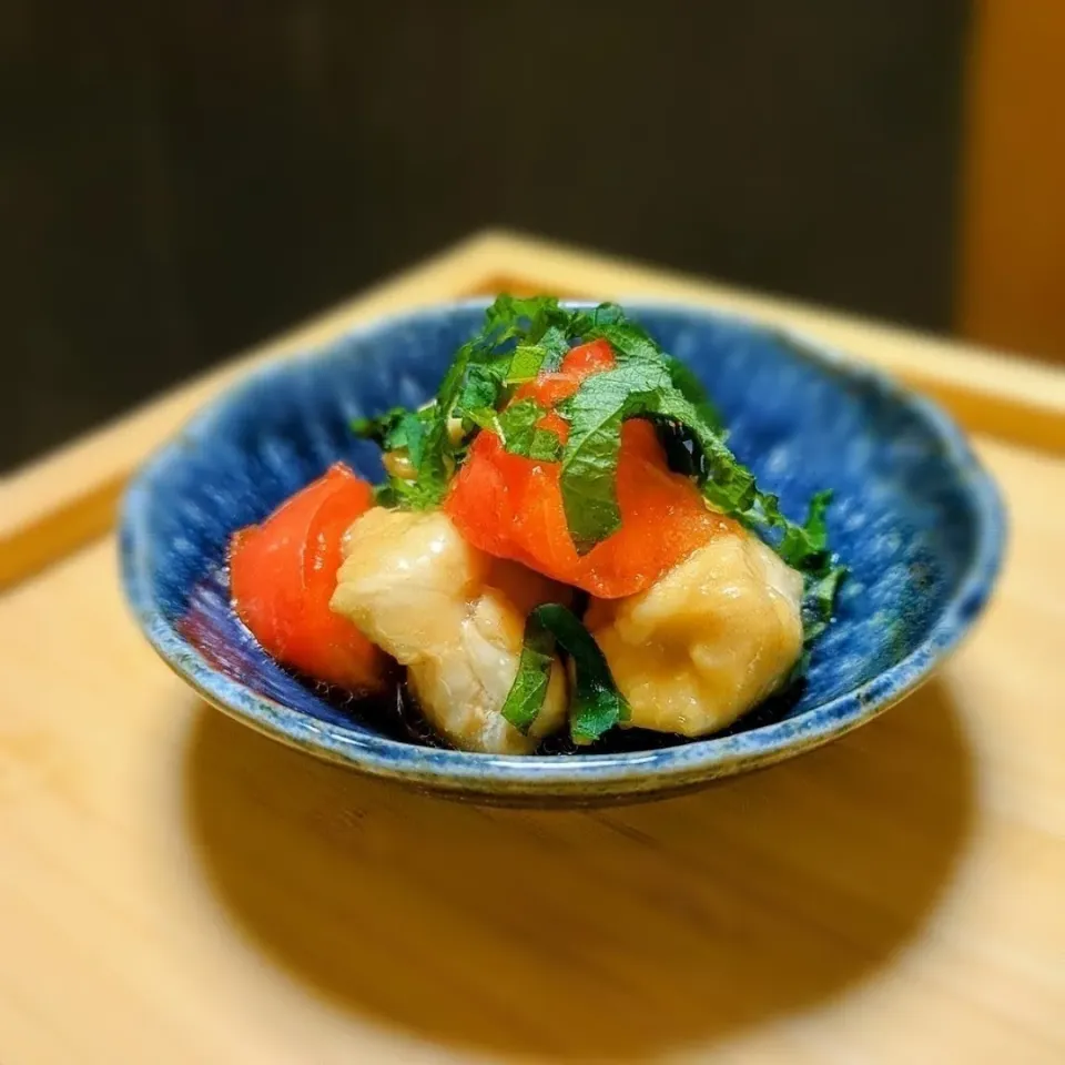 鶏むね肉とトマトのさっぱり甘酢🐓🍅|森のごはん屋さんさん