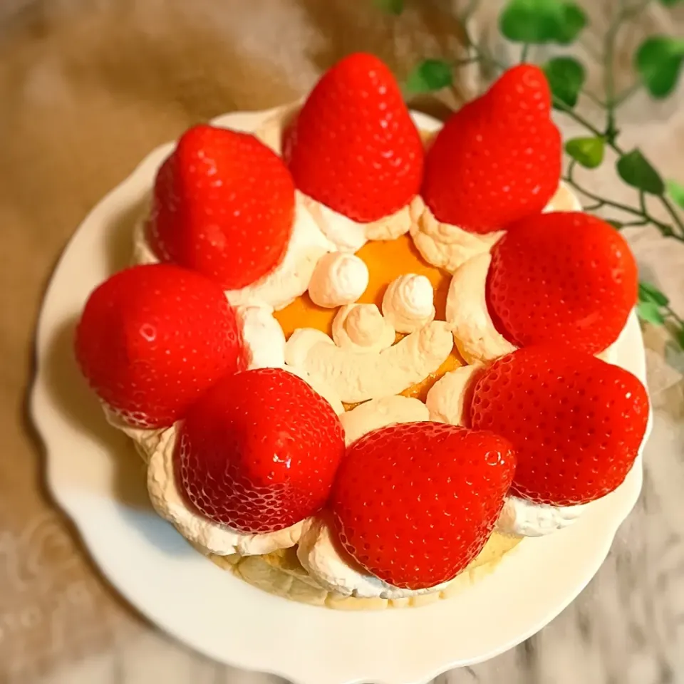 パパBirthday🎂サンサンチーズケーキ🌈(グルテンフリー)|❤︎YUKARI❤︎さん