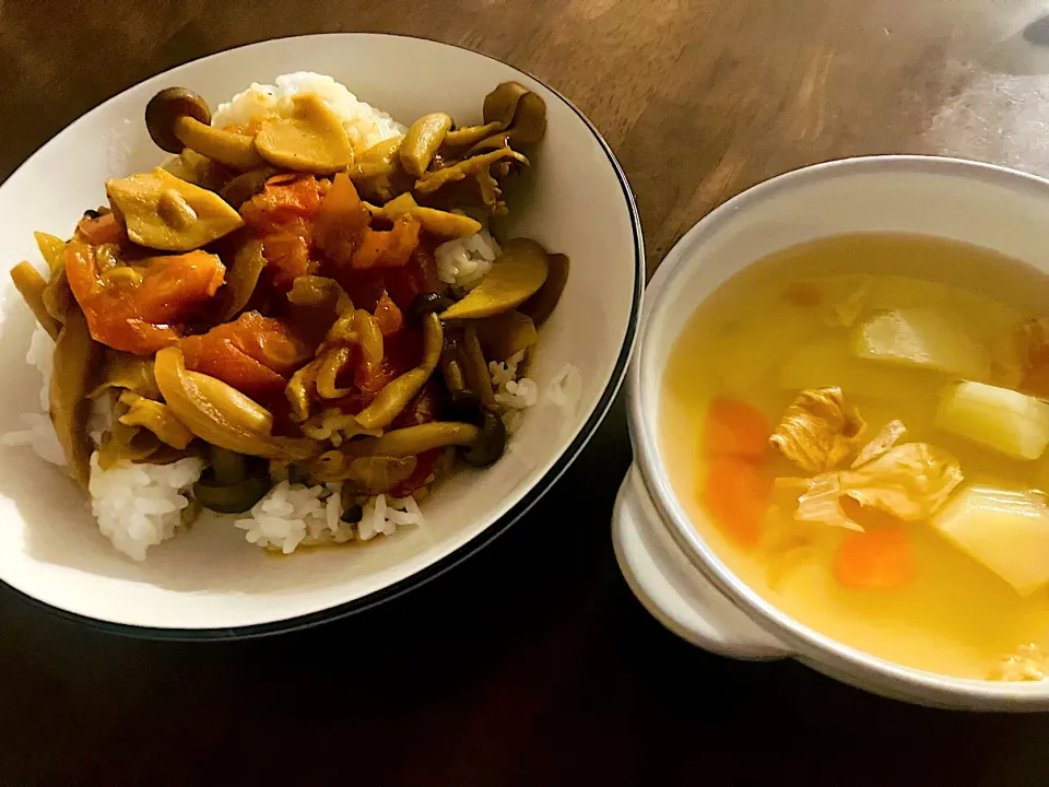 きのこたっぷりのスパイスカレー|ひまわりさん