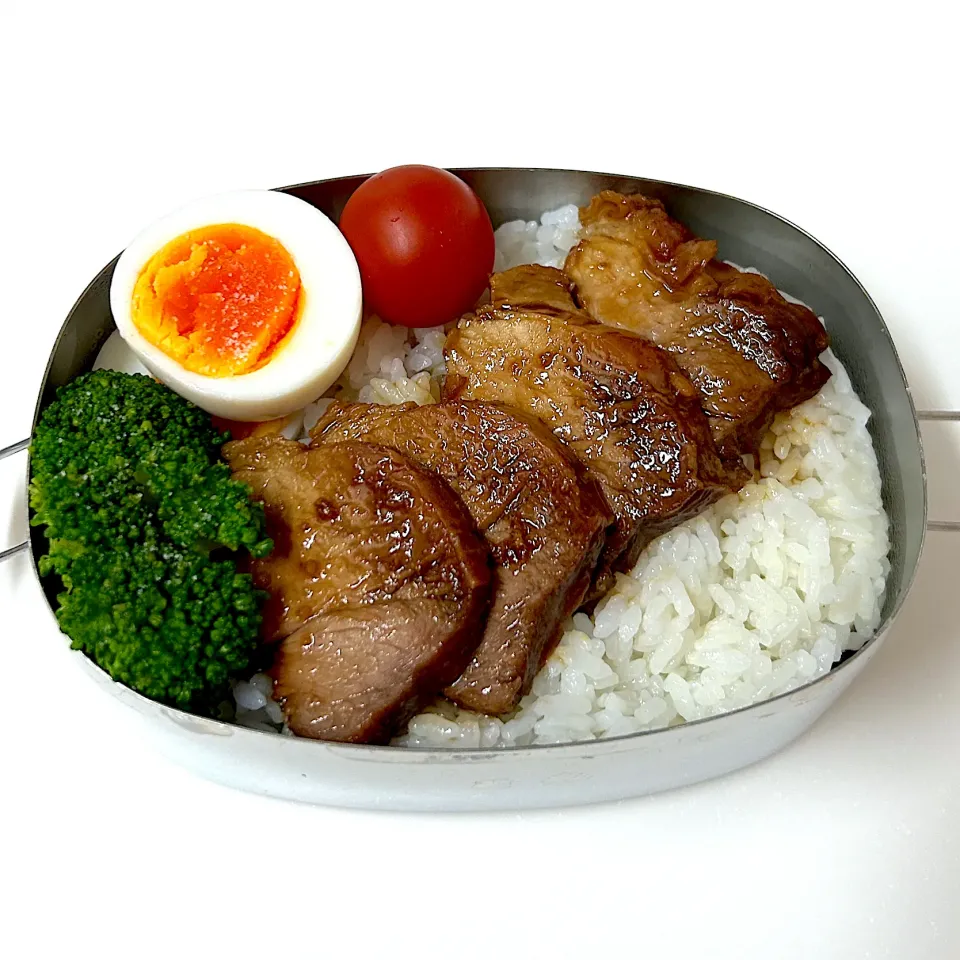 焼豚のっけ弁当|チャコさん