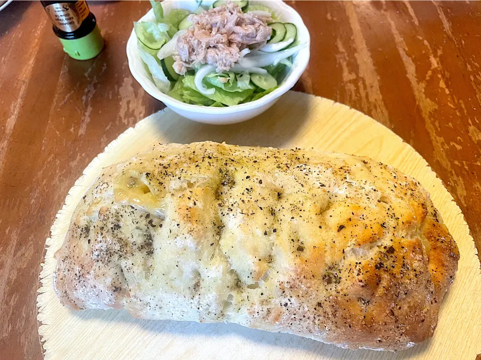 パンプキンさんの料理 どでかフォカッチャ♡|パンプキンさん