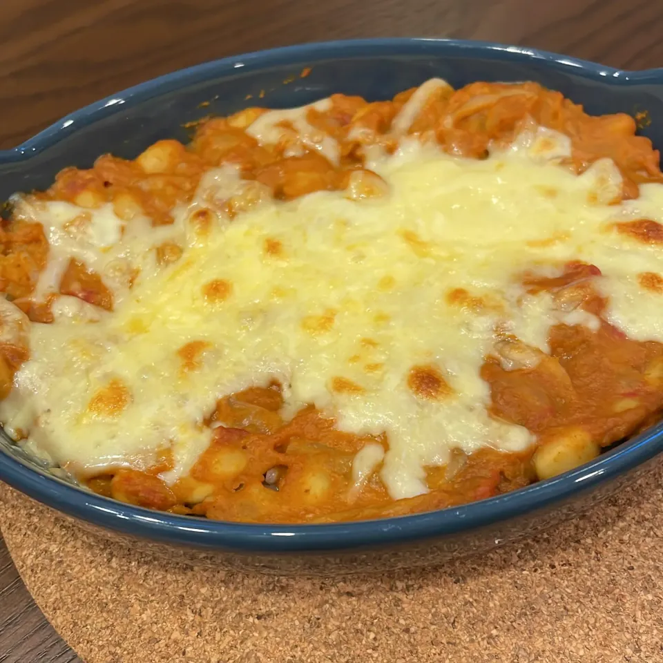 きな粉と大豆の豆カレードリア|fukaさん