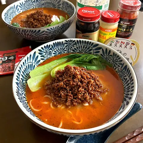 「ユウキ食品その他の商品」を使ってみたSnapdishの料理・レシピ写真:由美さんの料理 『世界の食卓探検隊』担々麺🍜