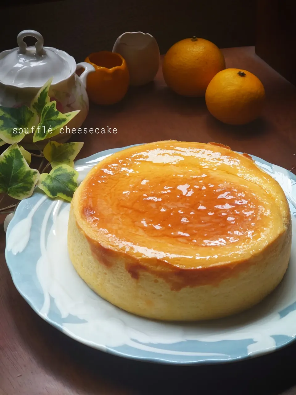 スフレチーズケーキ|B L U E 🍴さん