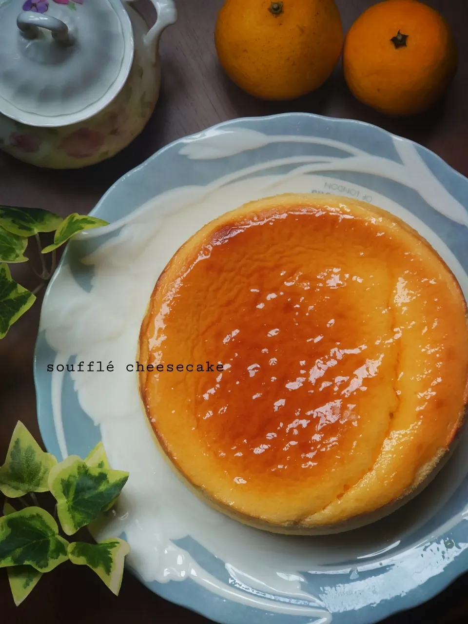 スフレチーズケーキ|B L U E 🍴さん