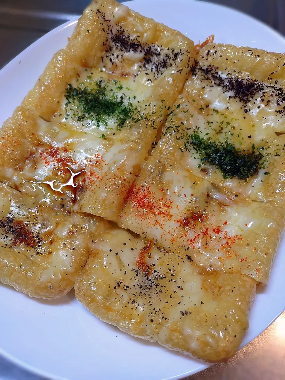 油揚げのチーズ焼き|はるみさん