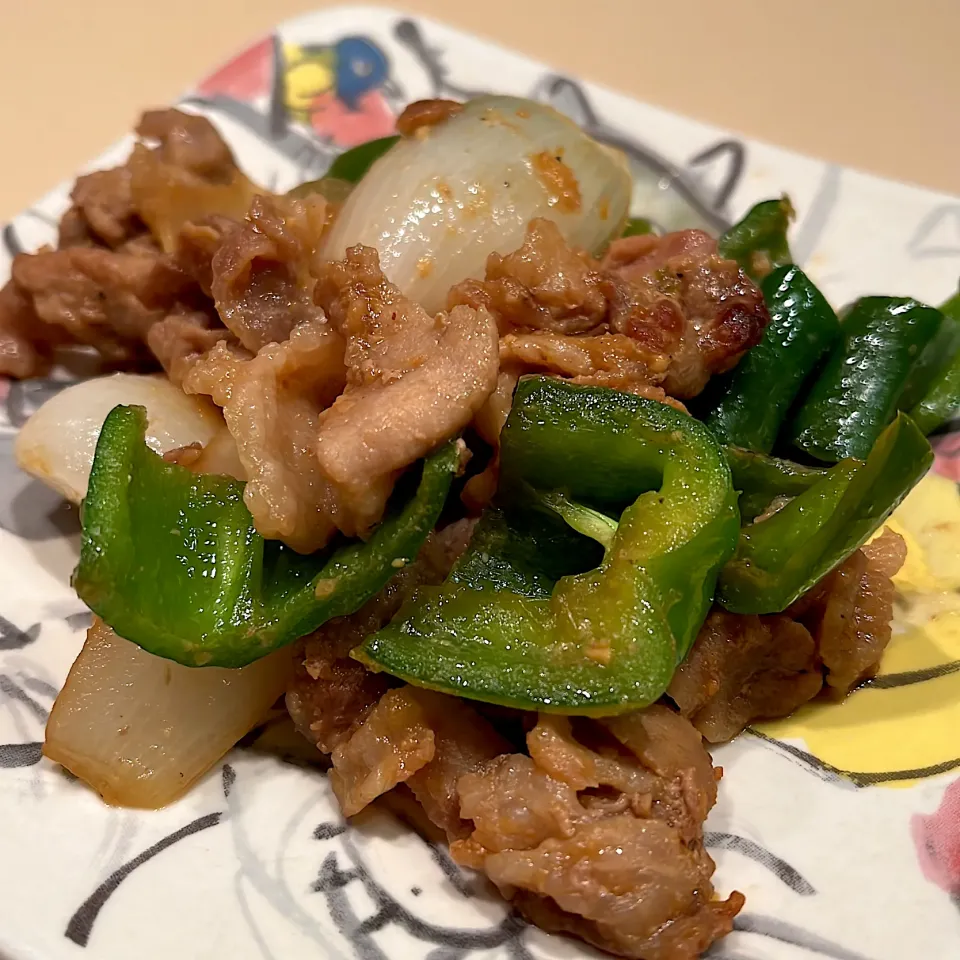 豚にく、味噌炒め|たけさん