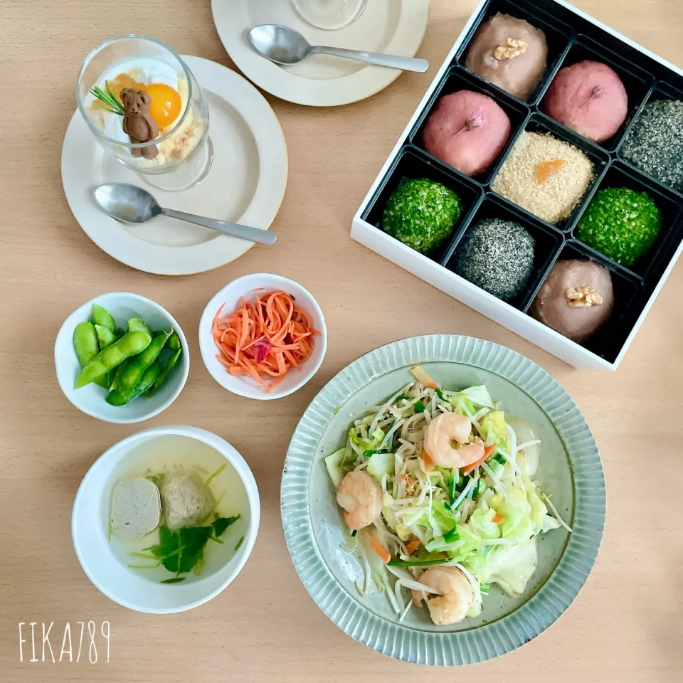 お花見ごっこ の 晩ごはん|FIKA789さん