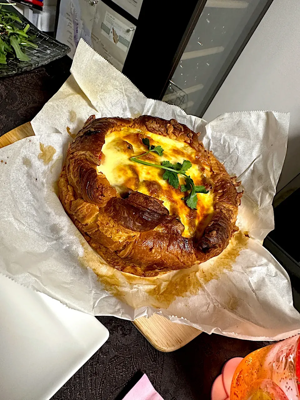 ６歳児が作るクロワッサンキッシュ|csigapogiさん