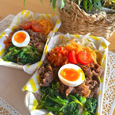 「李錦記 コチュジャン」を使ってみたSnapdishの料理・レシピ写真:ビビンバ丼弁当