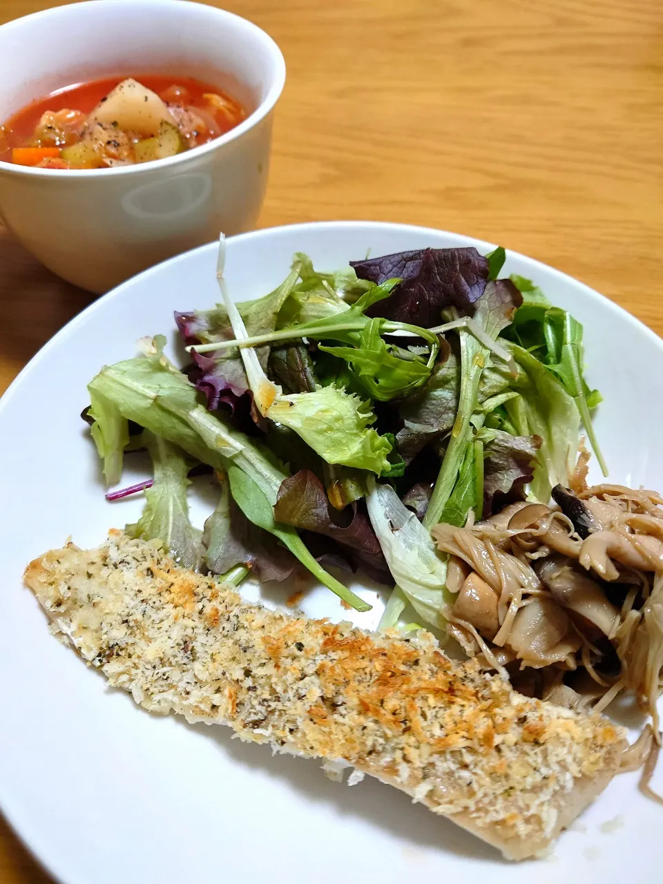 タラの香草パン粉焼き|ごはんきろくさん