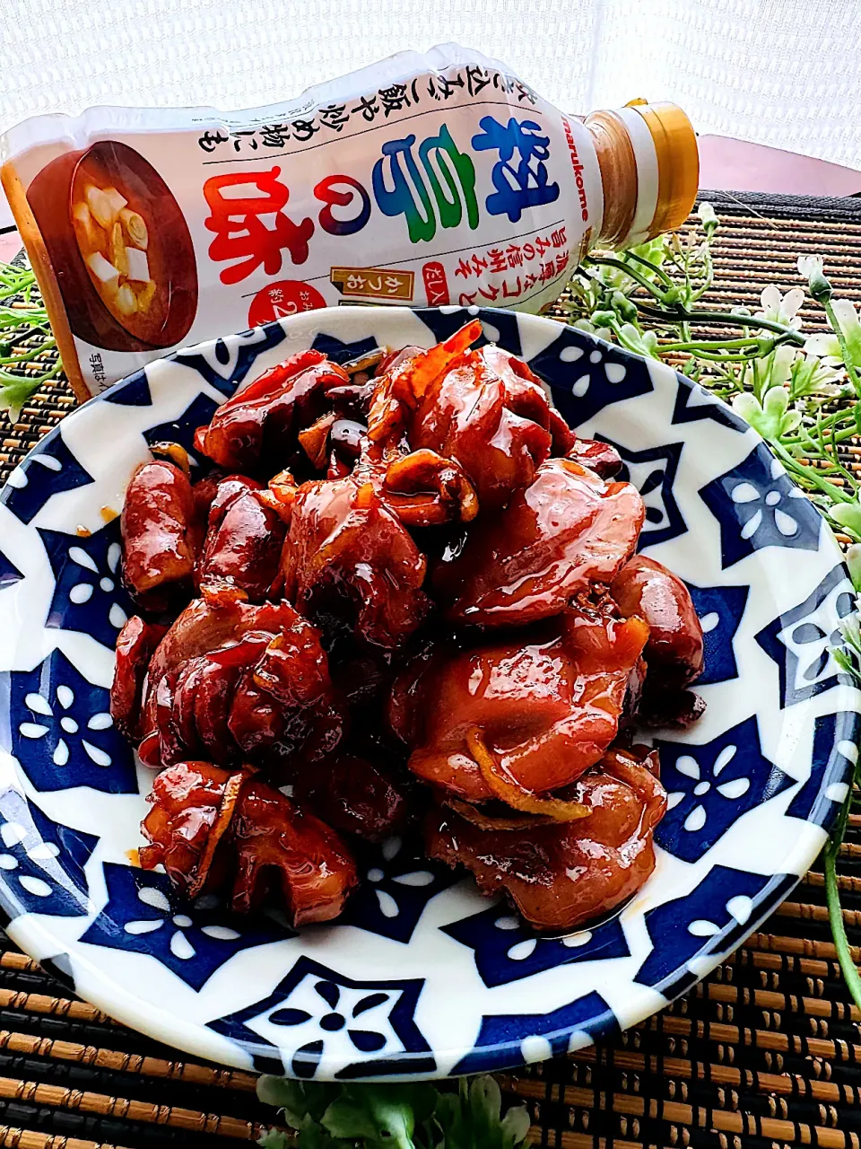 とだともさんの料理 砂肝とハツの甘辛お酢煮  だし香るとろける味噌入り|🌺🌺Foodie🌺🌺さん