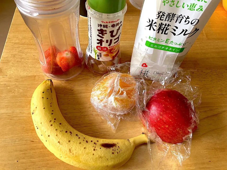 糀ミルクでミックスジュース作るよ🎵|さくたえさん