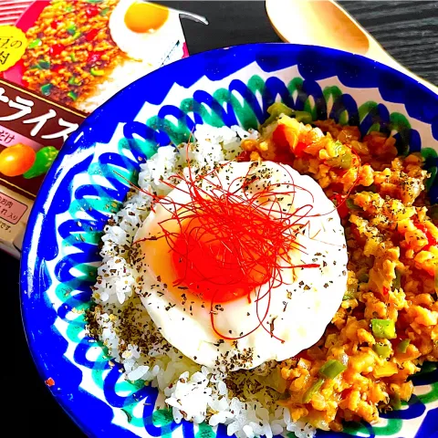 「大豆のお肉　ガパオライスの素」を使ってみたSnapdishの料理・レシピ写真:マルコメさんのモニター商品で🍽️ガパオライス