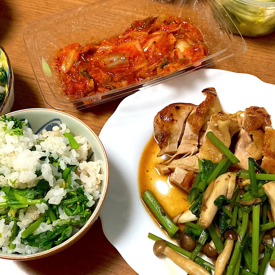 菜の花ご飯|みんみんさん