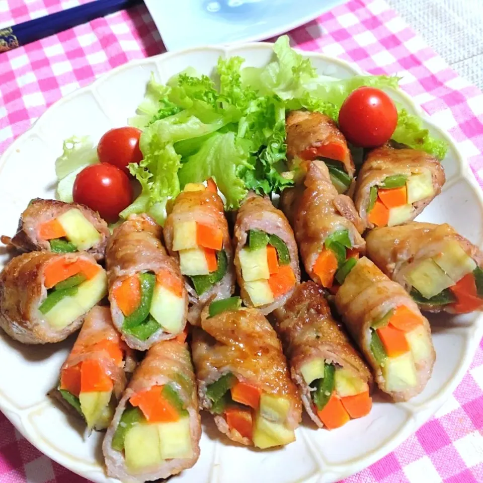 野菜の肉巻き|cherry🍒さん