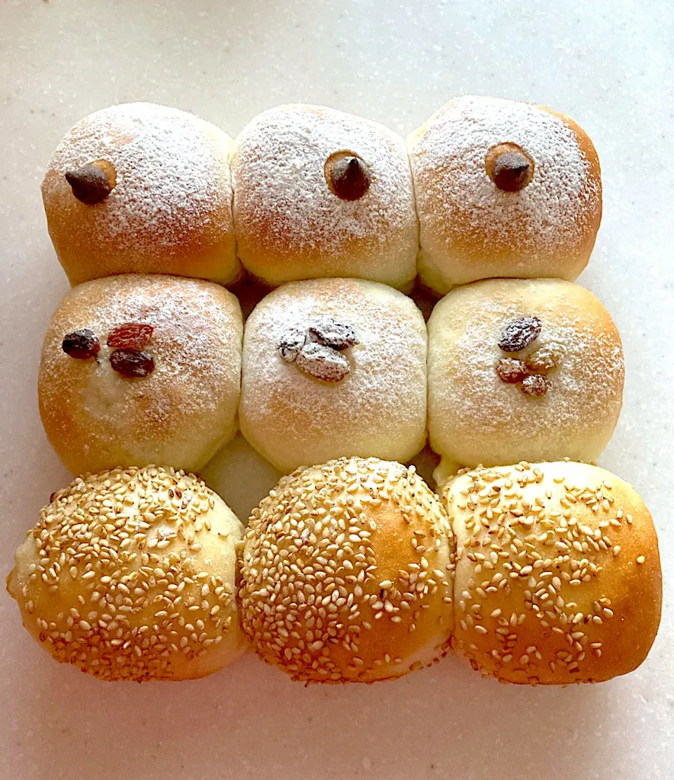 ３種のちぎりパン|🍊🍒ユッキー🎂🍞🍲さん