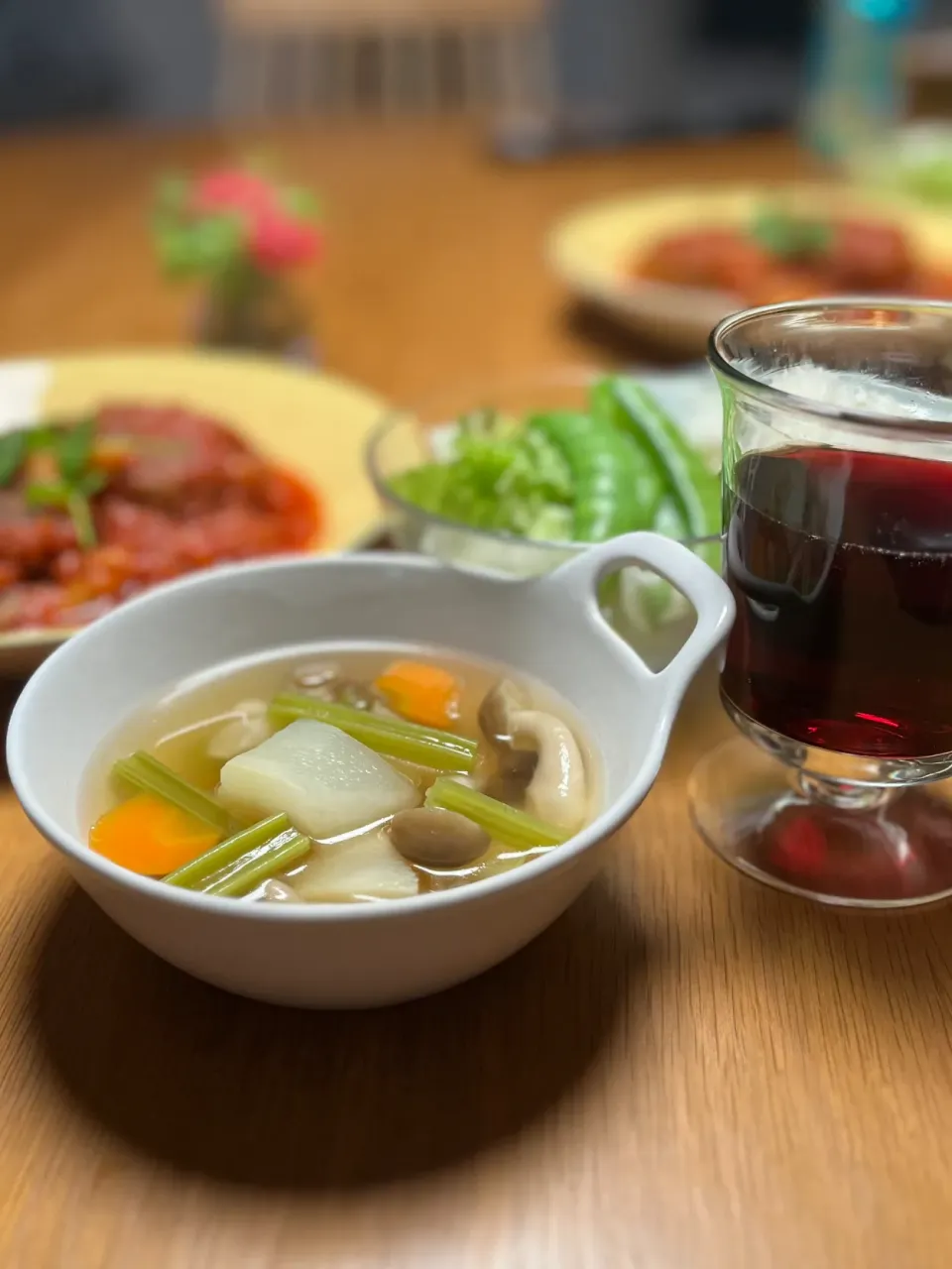 3/29の夕食　八尾若ごぼう野菜スープ|yoneさん