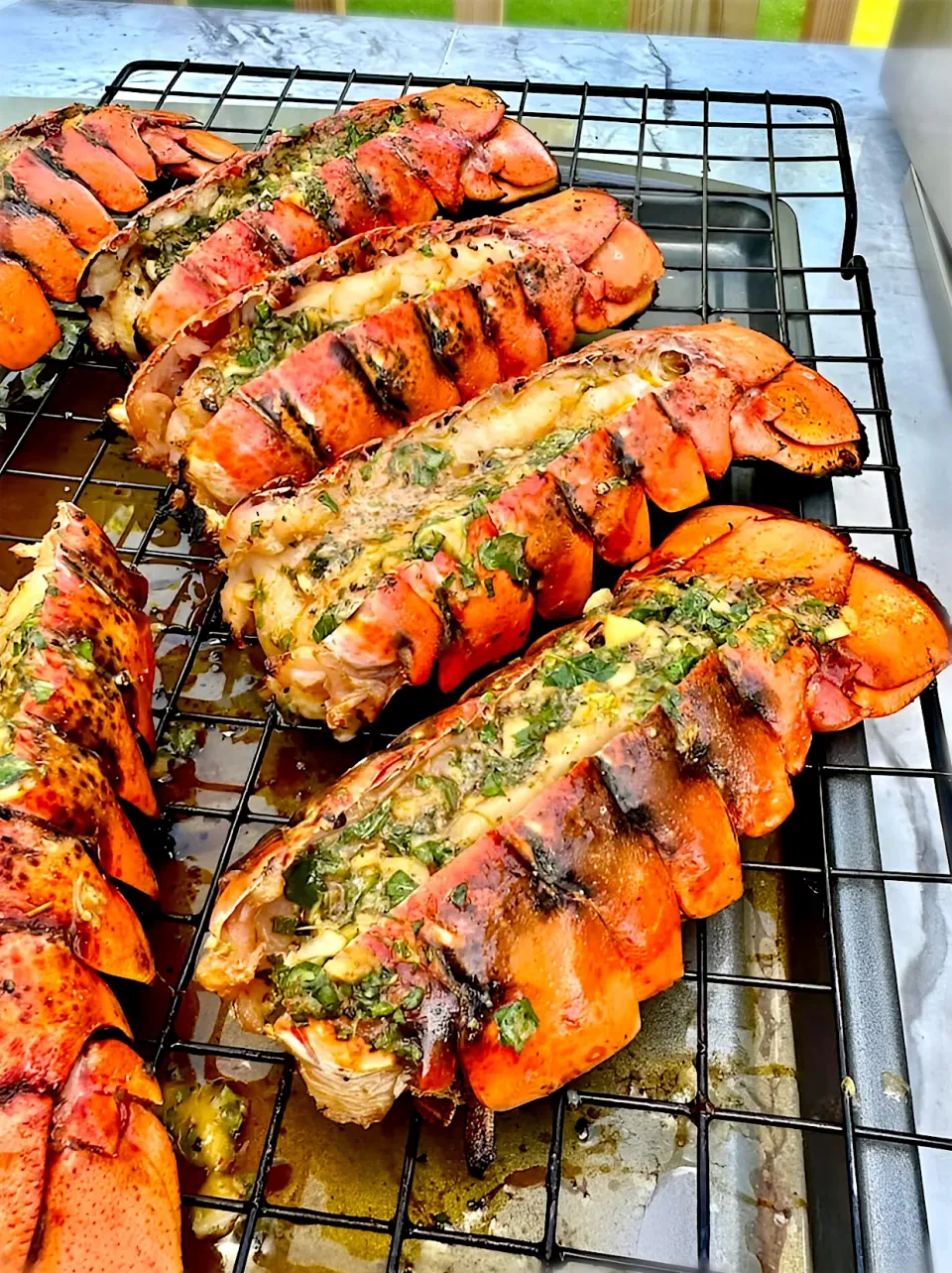 BentoFox's dish Garlic Herb Basted Grilled Lobster 🦞|BentoFoxさん