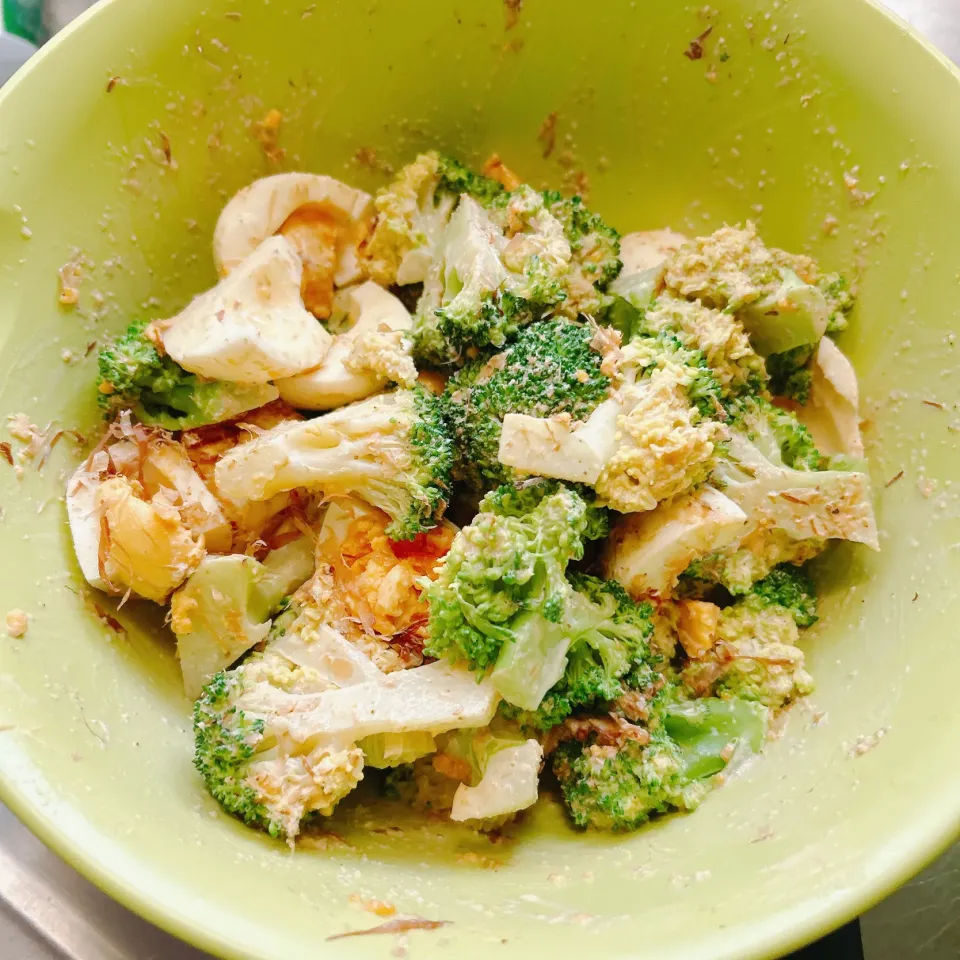 卵とブロッコリーのサラダ|まめさん