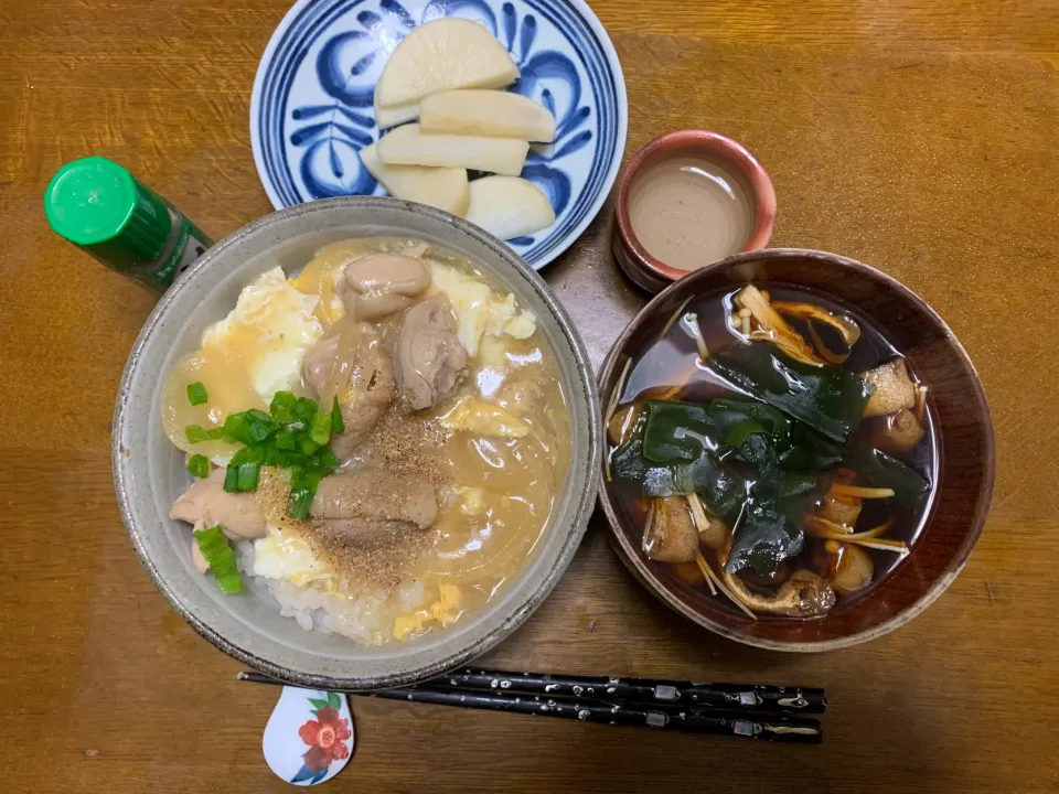 夕食　親子丼|ATさん