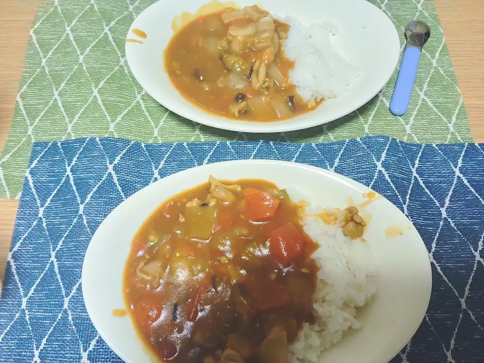 なすのチキンカレー|るかぱぱさん