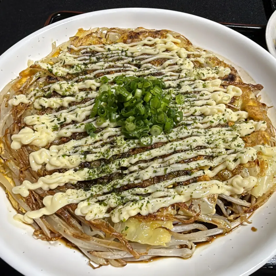 キャベツともやしのお好み焼き風|たまさん