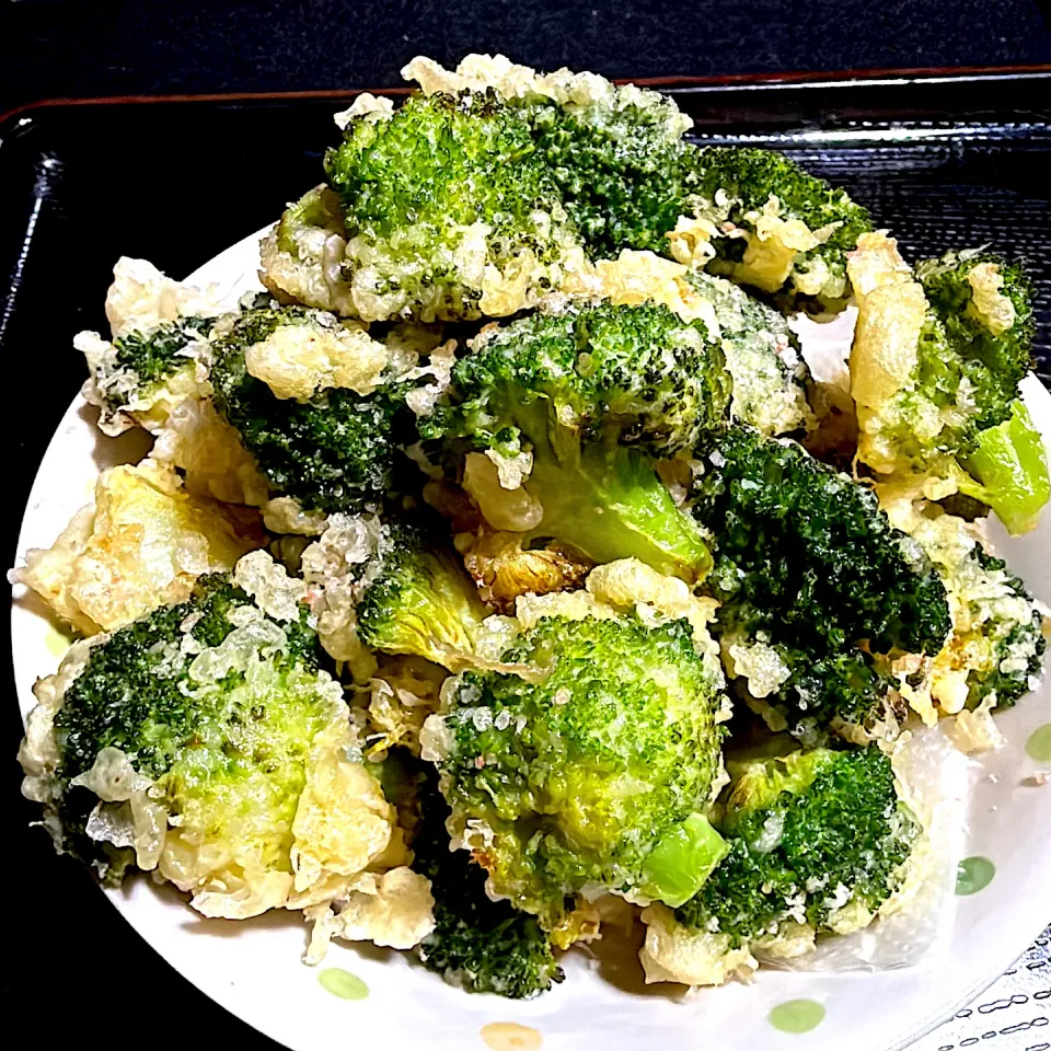 ブロッコリーの天麩羅|たまさん