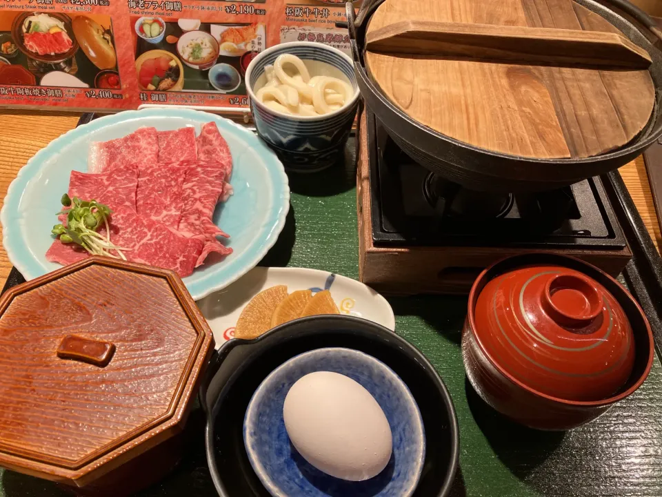 すき焼き御膳！|るんさん